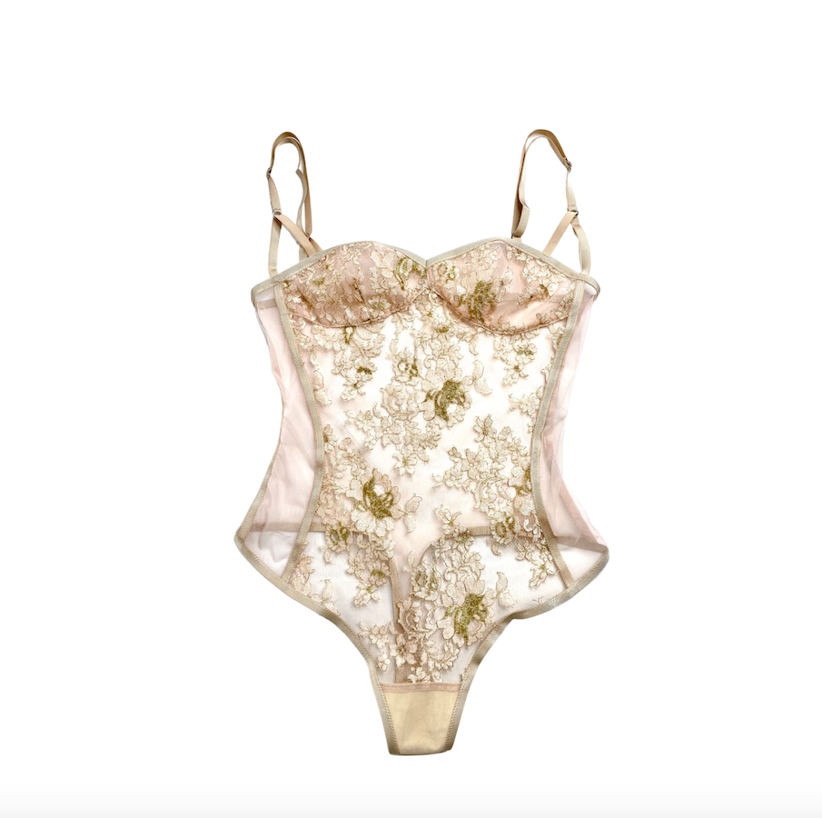 French Floral Lace Bodysuit - Pomona Bodysuit – Taryn Winters