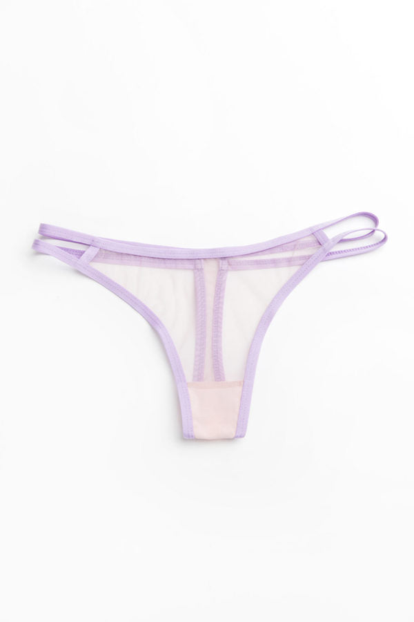 Sheer Tulle Panty - Kelani Lilac Panty – Taryn Winters